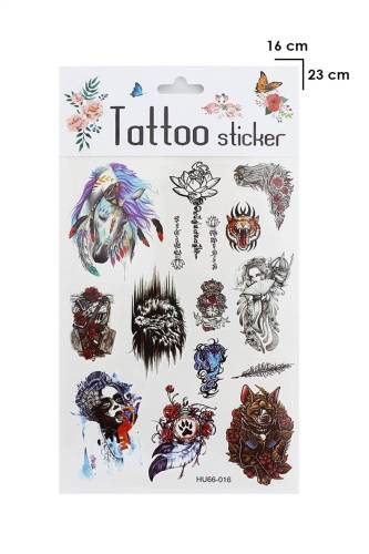 Geçici Karışık Dövme Tattoo - 1