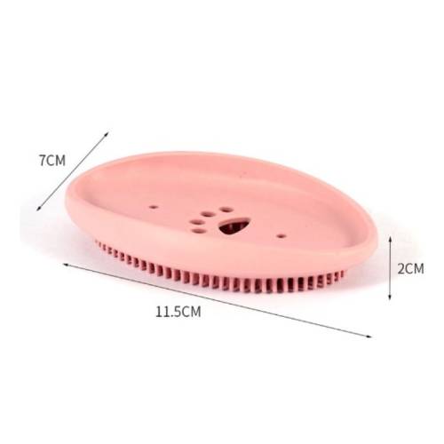 Pati Desenli Silikon Fırça Sabunluk - 2